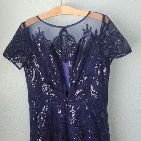 Chi chi London new with tags sequins cocktail formal midi dress - Picture 13 of 16